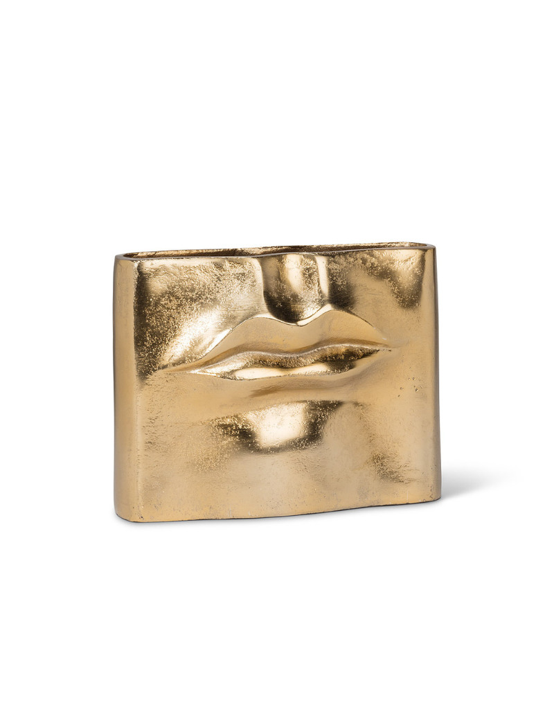 Gold Lip Vase