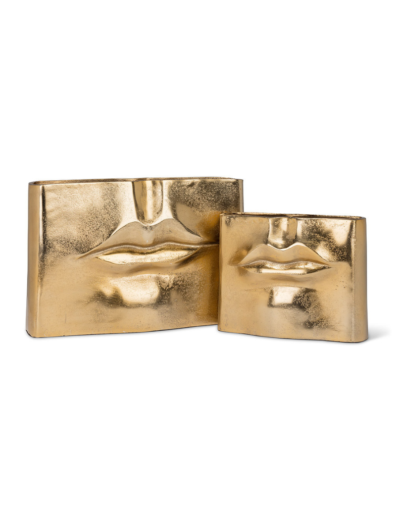 Gold Lip Vase