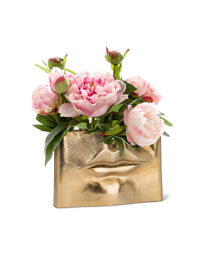 Gold Lip Vase