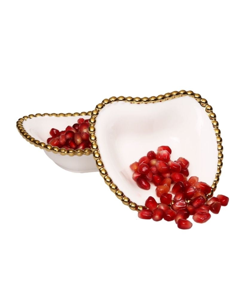 Porcelain Apple Design Dish
