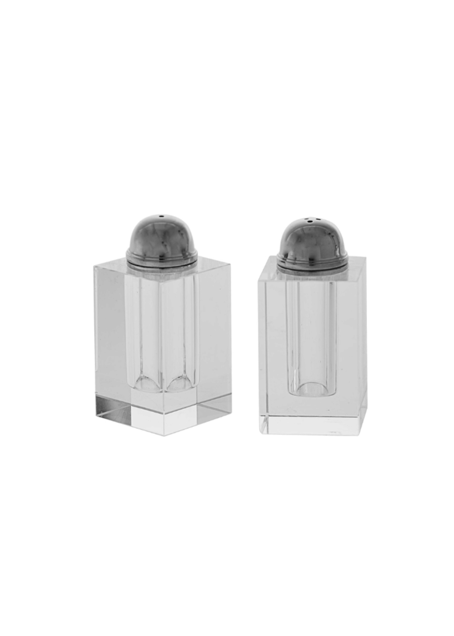 Crystal Salt and Pepper Shakers