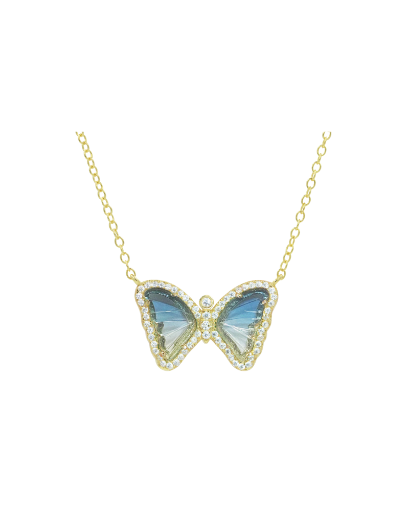 Mini Butterfly Necklaces & Earrings