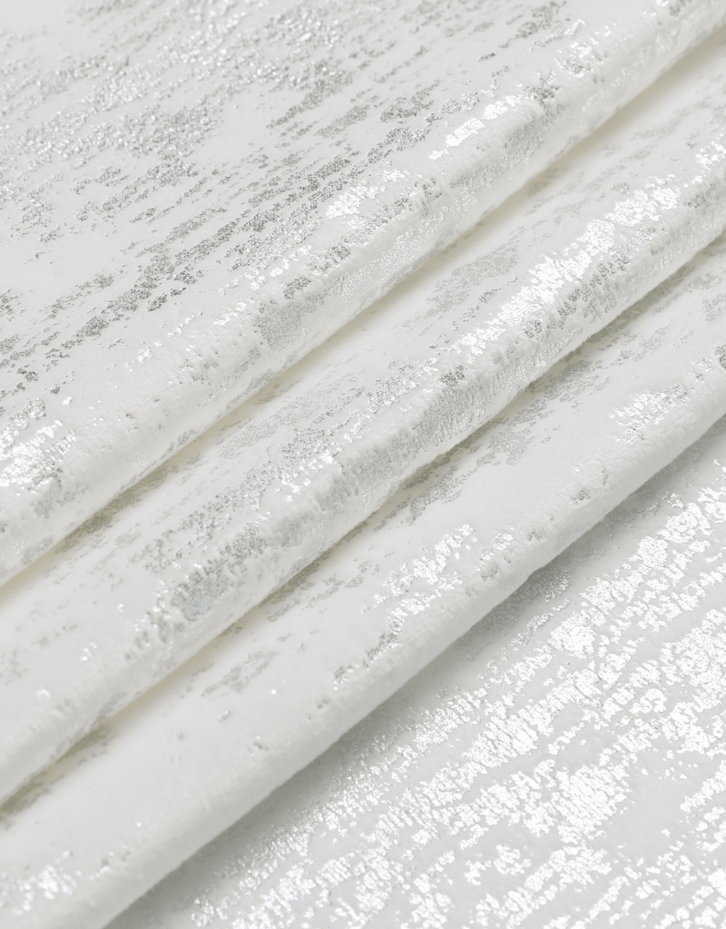 Velvet Silver & White Mosaic Tablecloth #1403