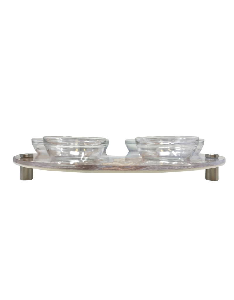 Acrylic Seder Plate & Bowls (Options)