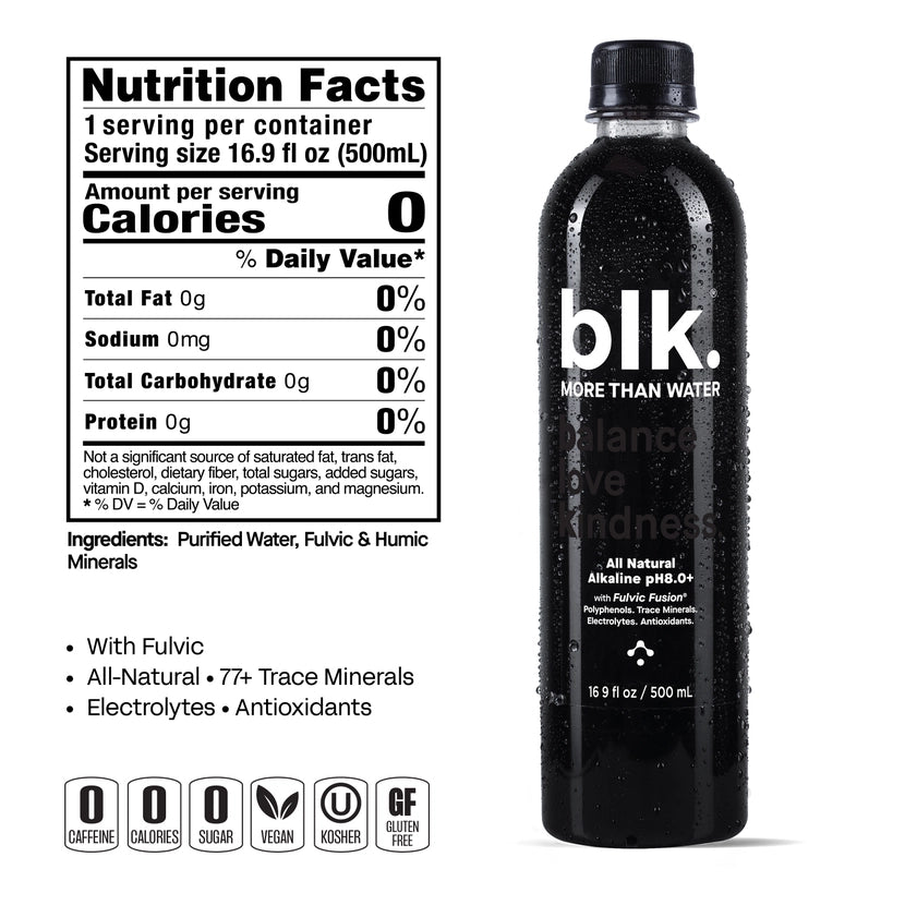 Blk. Water Original Bottle