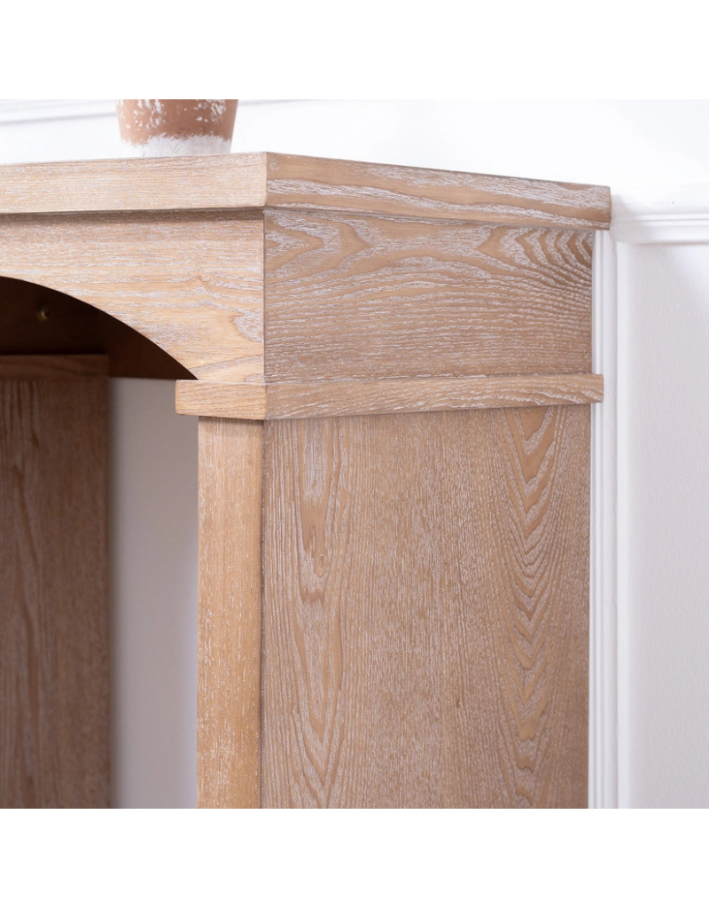 Natural Wood Rustic Archway Console Table