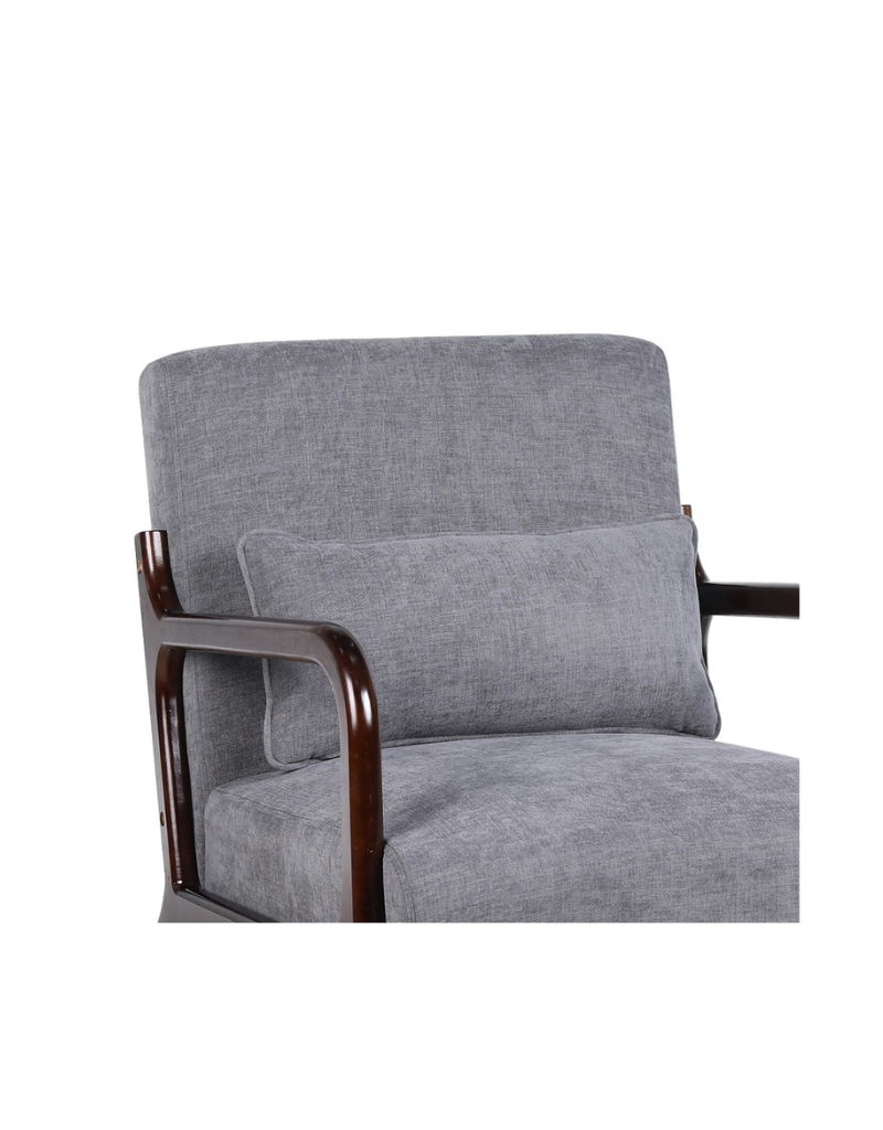 Lounge Accent Chair Solid Wood Frame