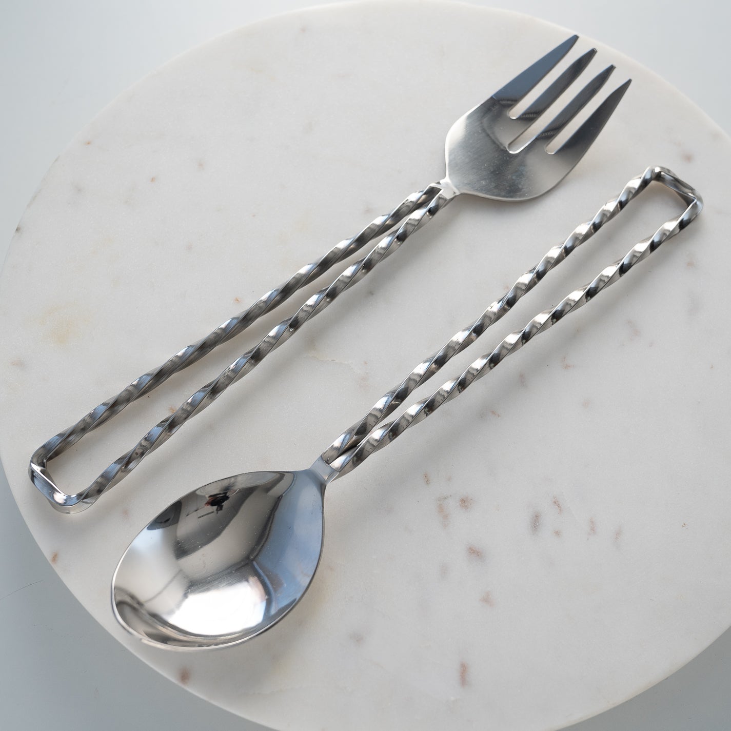Twisted Silver Salad Servers