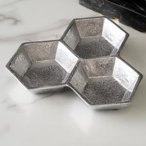 Aluminum 3-Section Octagon Bowl