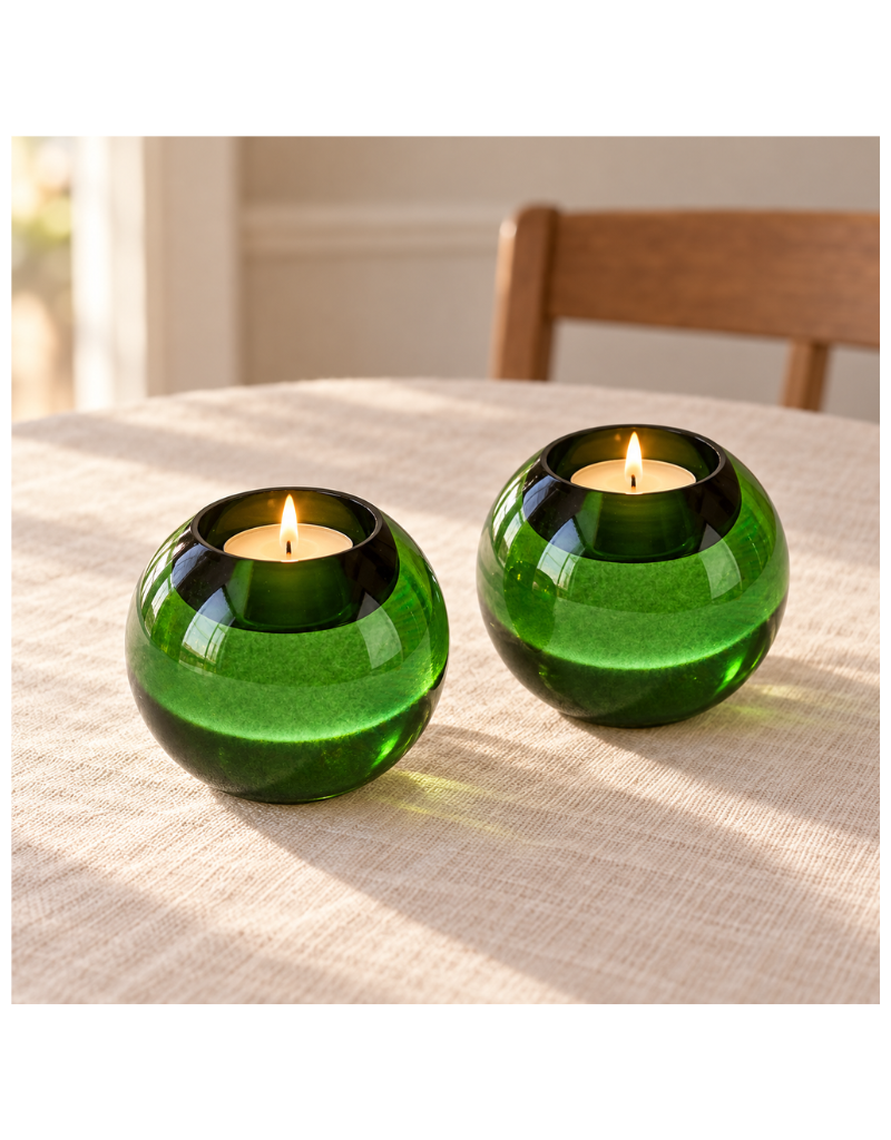 Sparkling Splendor Crystal Votive Holder Set (options)