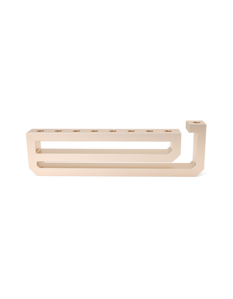 "Ness" Anodized Menorah (options)