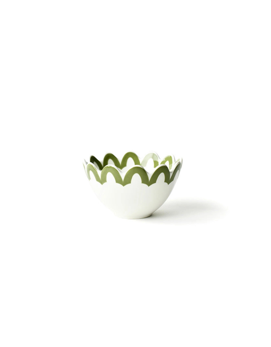 Olive Scallop Arabesque 5" Small Bowl