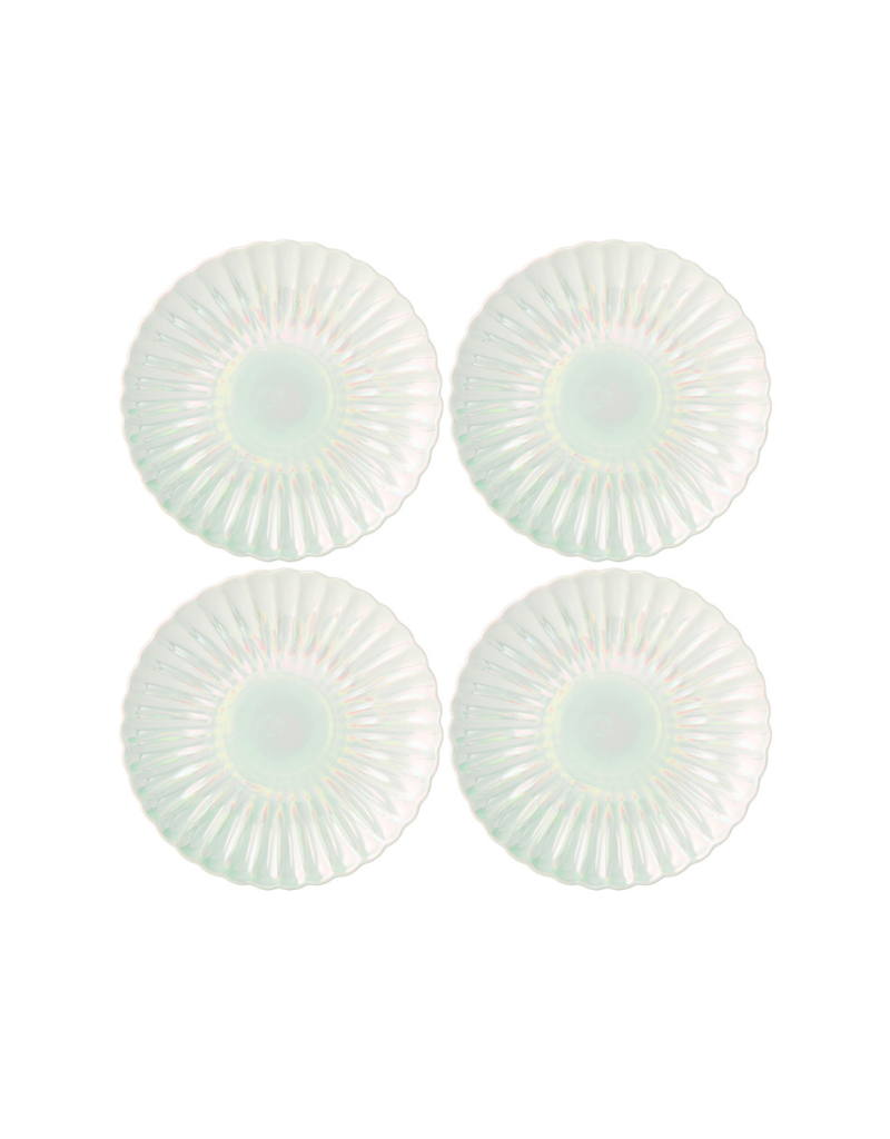 White Lust Scallop Dinner Plate (Set of 4)