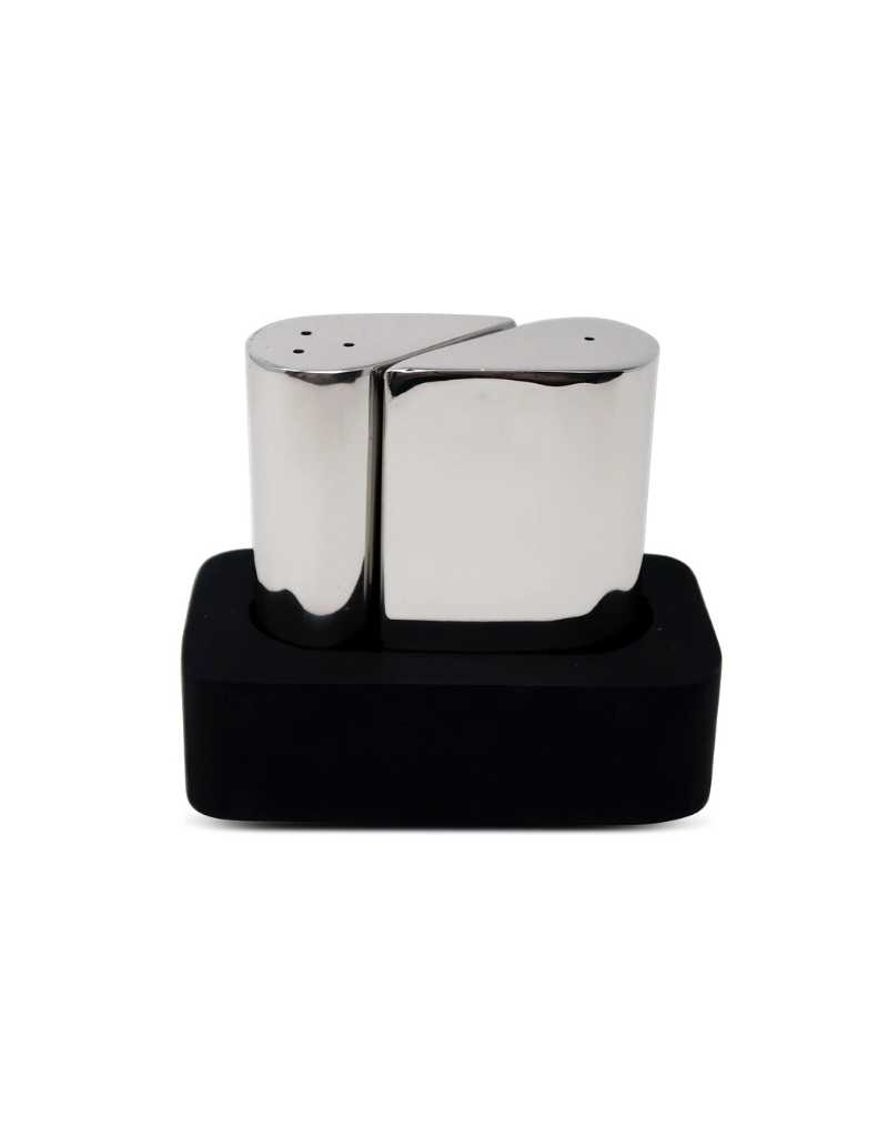 Salt And Pepper Set With Black Base