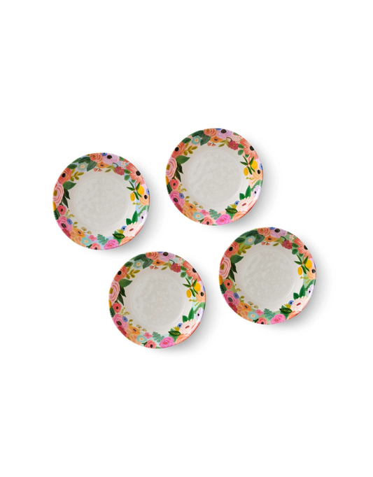 Garden Party Melamine Bowls (Set of 4)