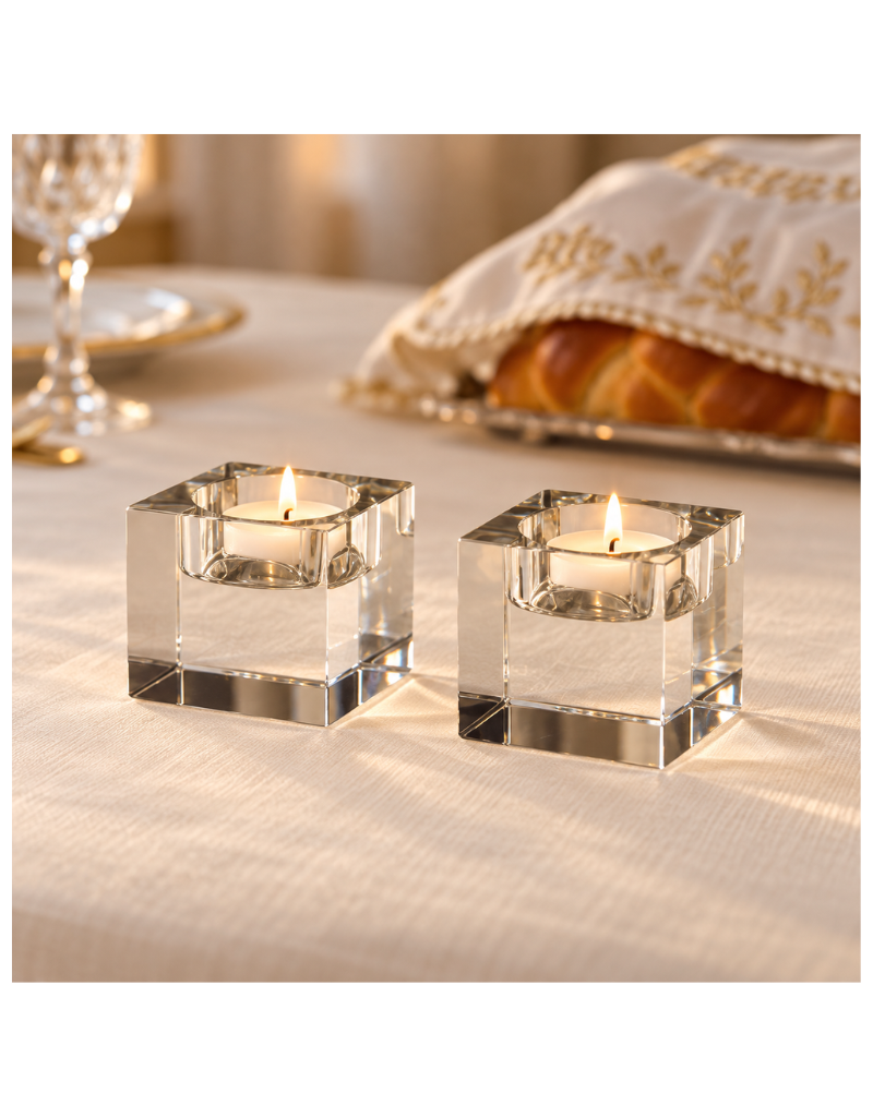 Radiant Refinement Crystal Clear Candle Holder (options)