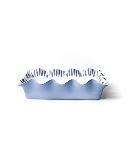 Iris Blue Drop Casserole Dish