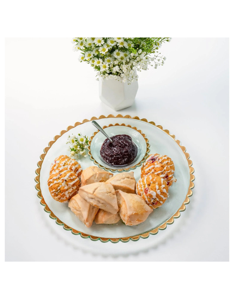Gold Sweetie Round Platter
