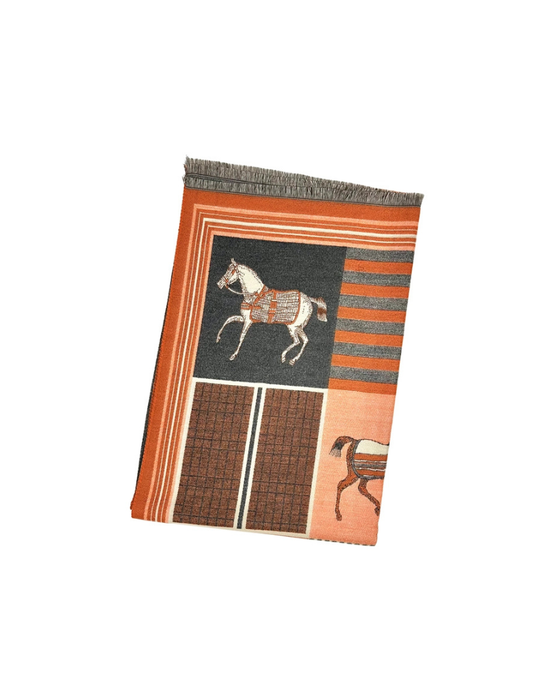 Saratoga Orange Shawl