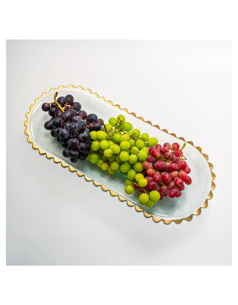 Gold Sweetie Oblong Serving Bowl