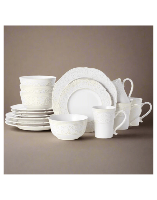 Abby 12pc Stoneware Dinnerware Set