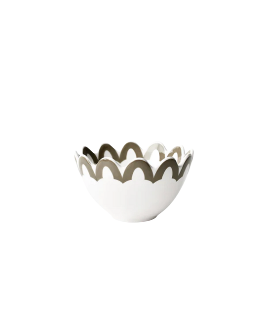 Russet Scallop Arabesque 5" Small Bowl