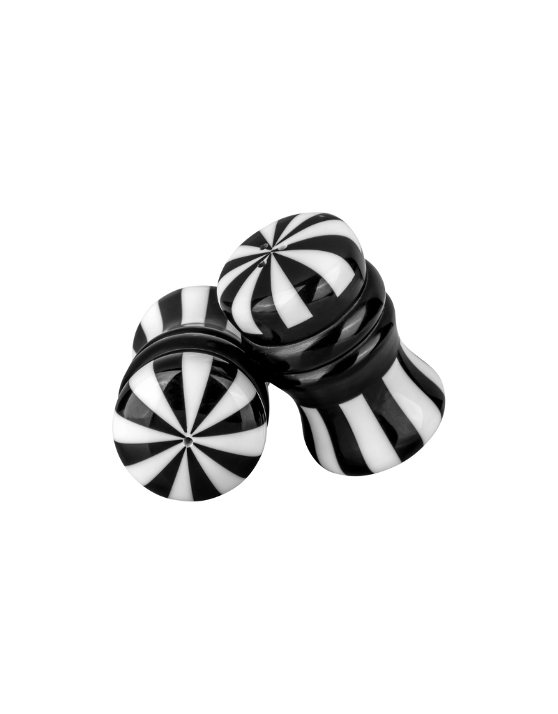 Salt and Pepper Shaker Set - Black & White