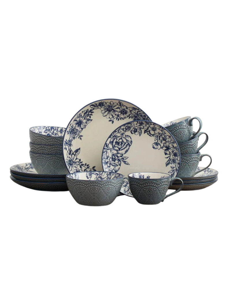 Gabriela 16pc Stoneware Dinneware Set