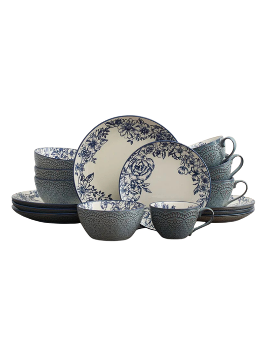 Gabriela 16pc Stoneware Dinneware Set