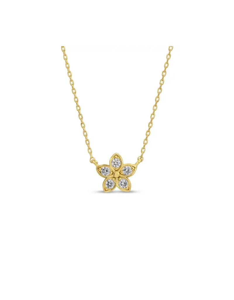 Petite Plumeria Flower Necklace
