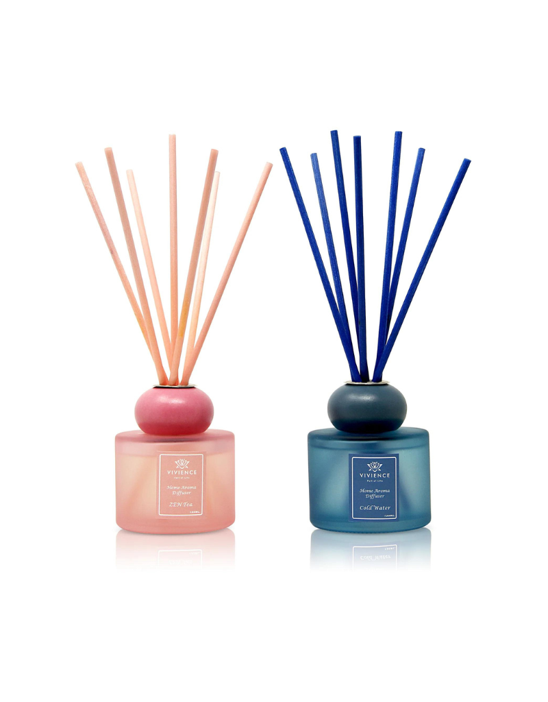 Set of 2 Diffusers - Blue & Pink