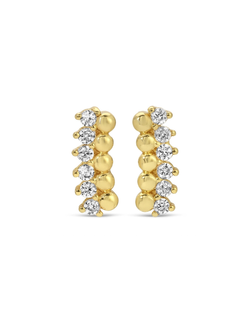 Delicate Dots & Cz Studs