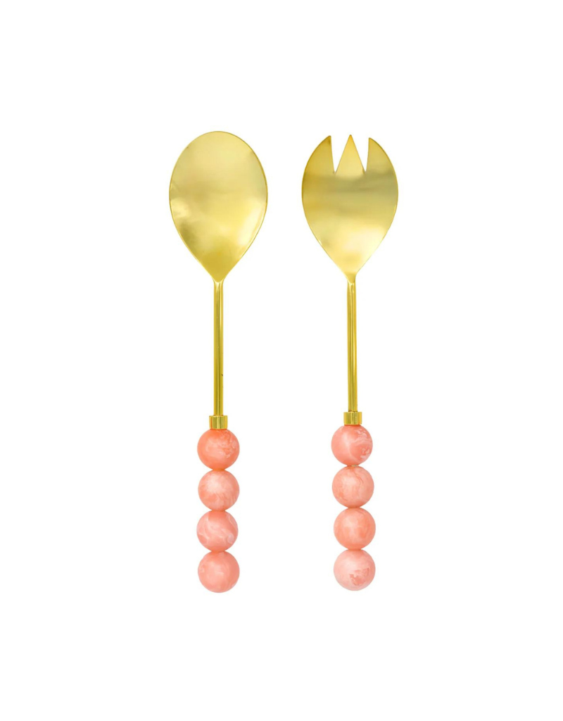 Temari Pink Salad Servers