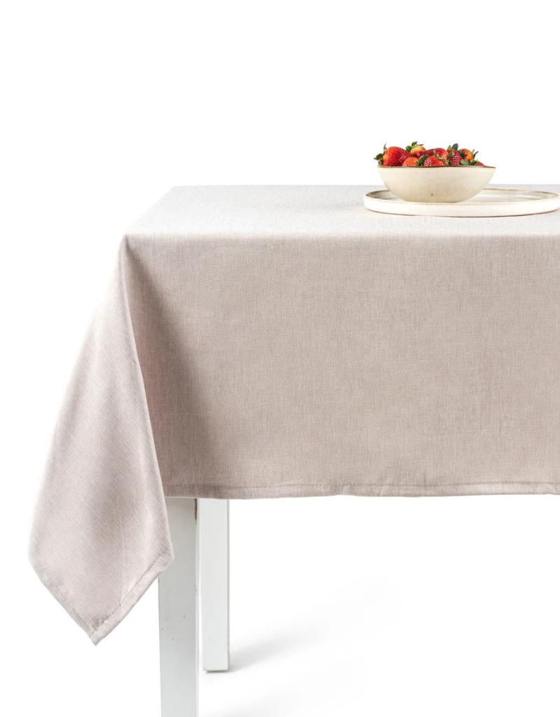 The Monaco Faux Linen Tablecloth