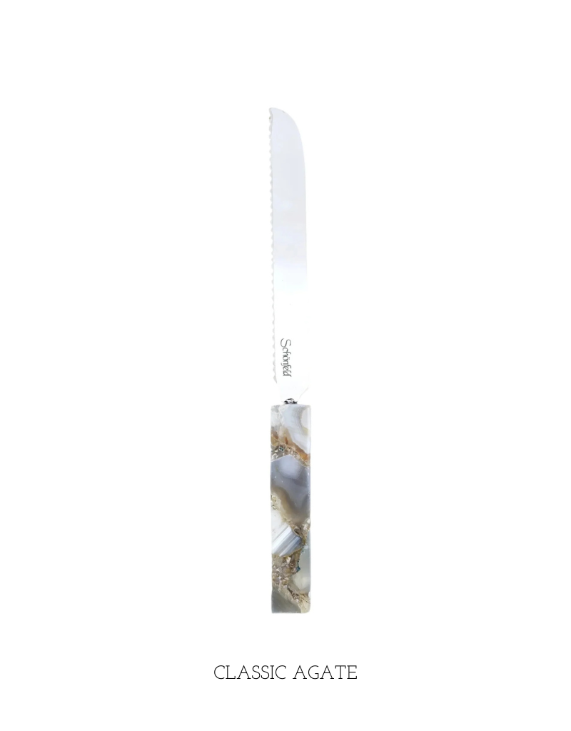 Agate Challah Knives (options)