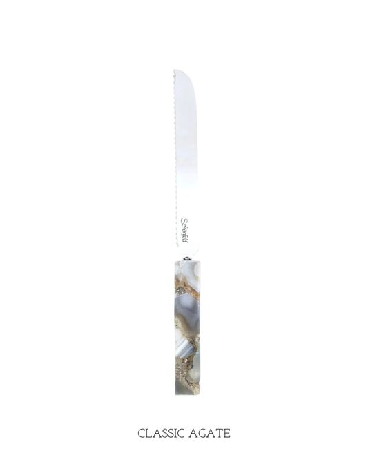 Agate Challah Knives (options)