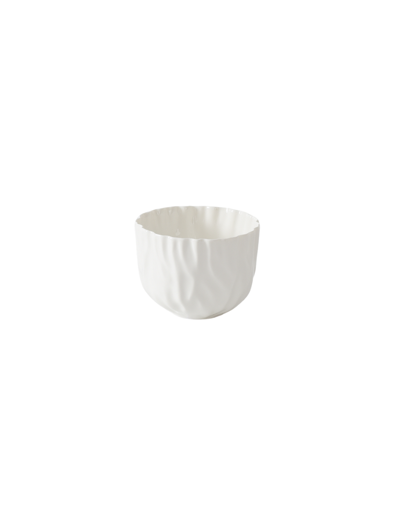 Gold Pleated Snack Bowl