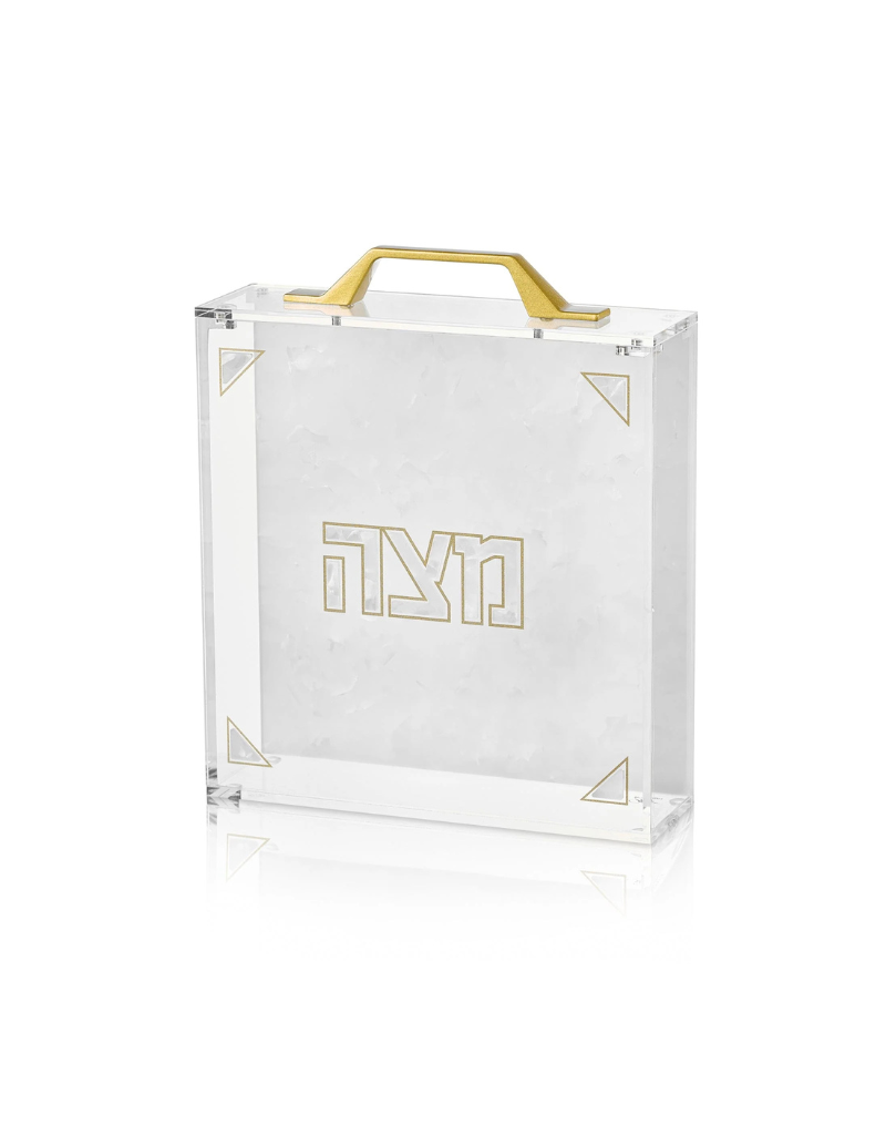 Pearlstone Square Matzah Box