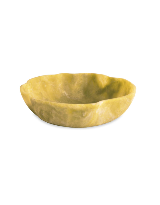RESIN Sorbet Large Wavy Round Bowl