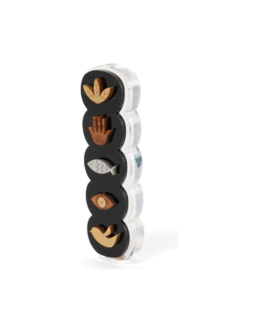 Acrylic Hamsa Mezuzah Case