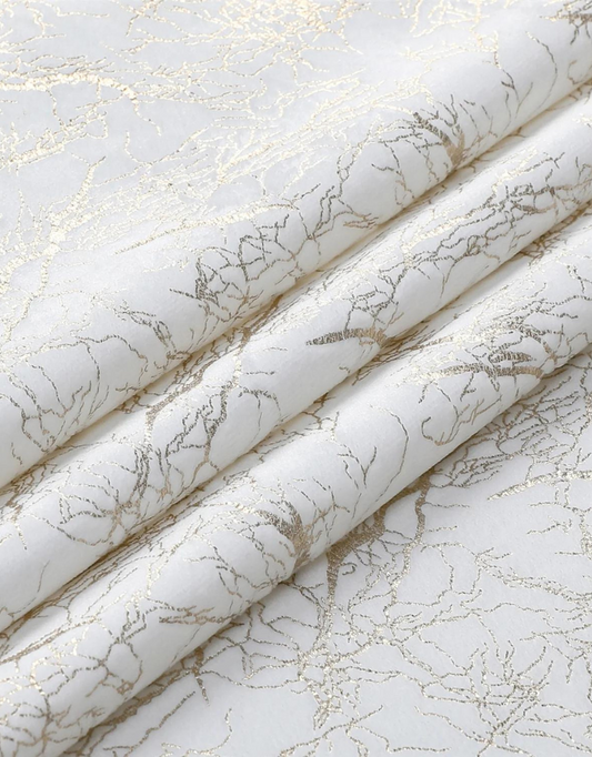 Velvet Gold Branch Print Tablecloth #1410