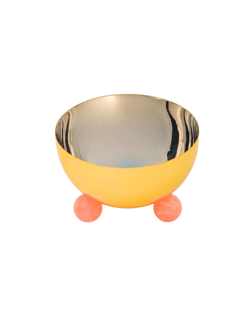 Temari Pink & Gold Nut Bowl