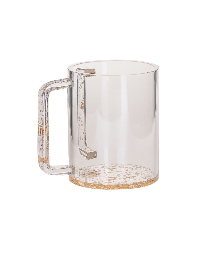 Lucite Flaked Washing Cup