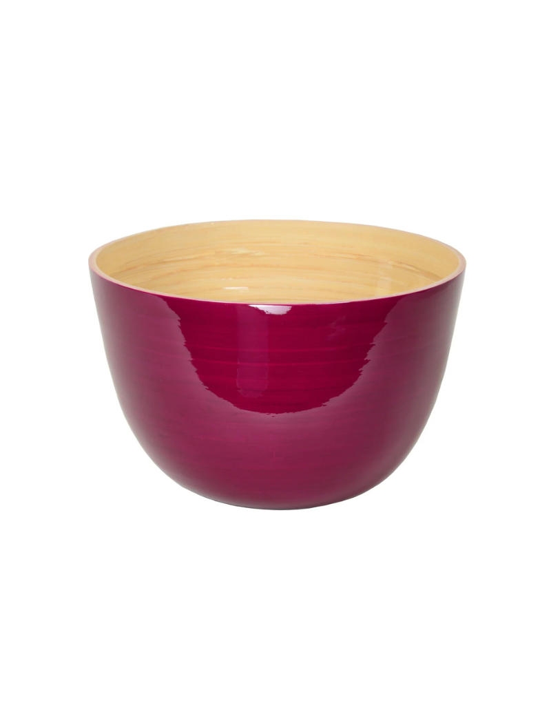 Bamboo Mixing Bowl with Salad Server Set