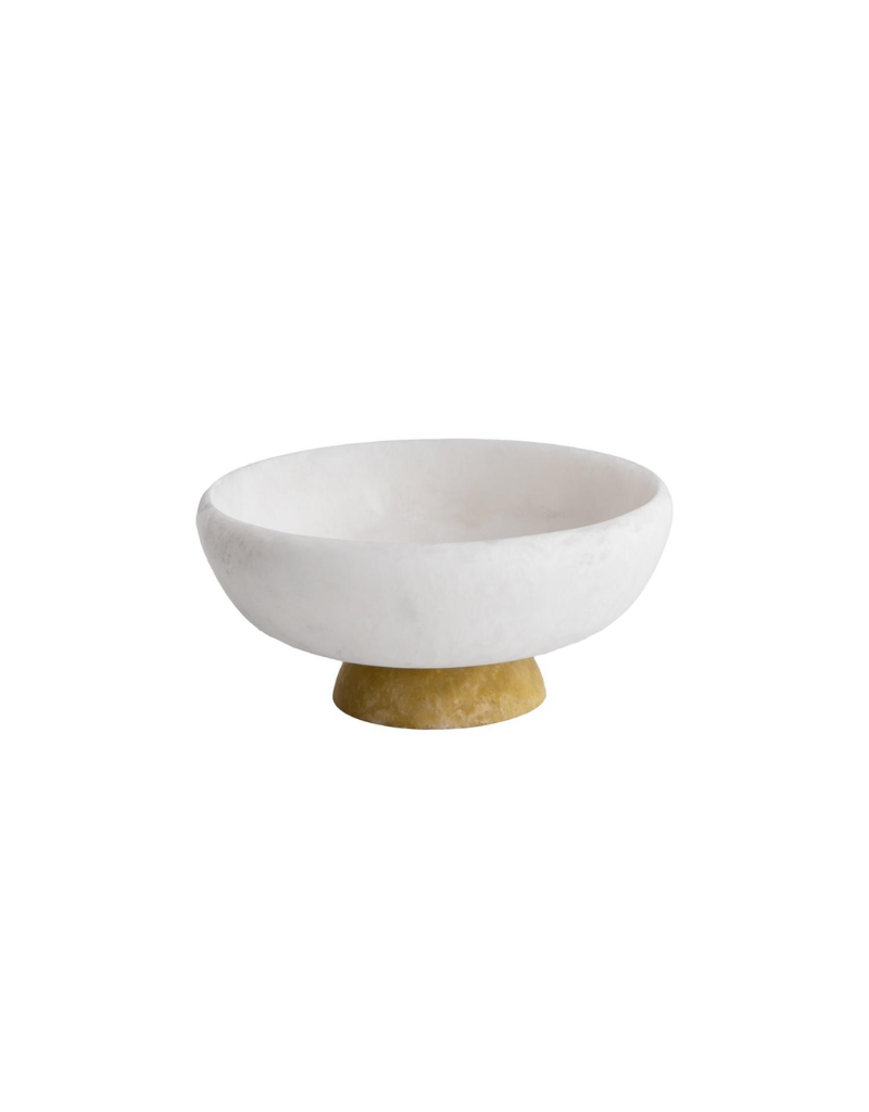 RESIN Sorbet Medium Round Bowl with Base