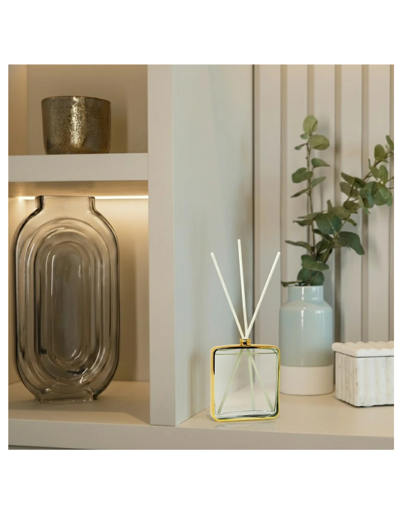 Lily of the Valley Gold Framed Square Shaped Diffuser