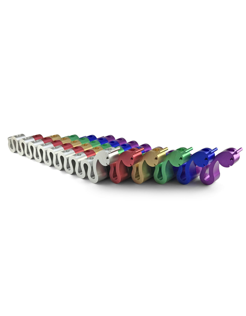 Snake Anodized Menorah