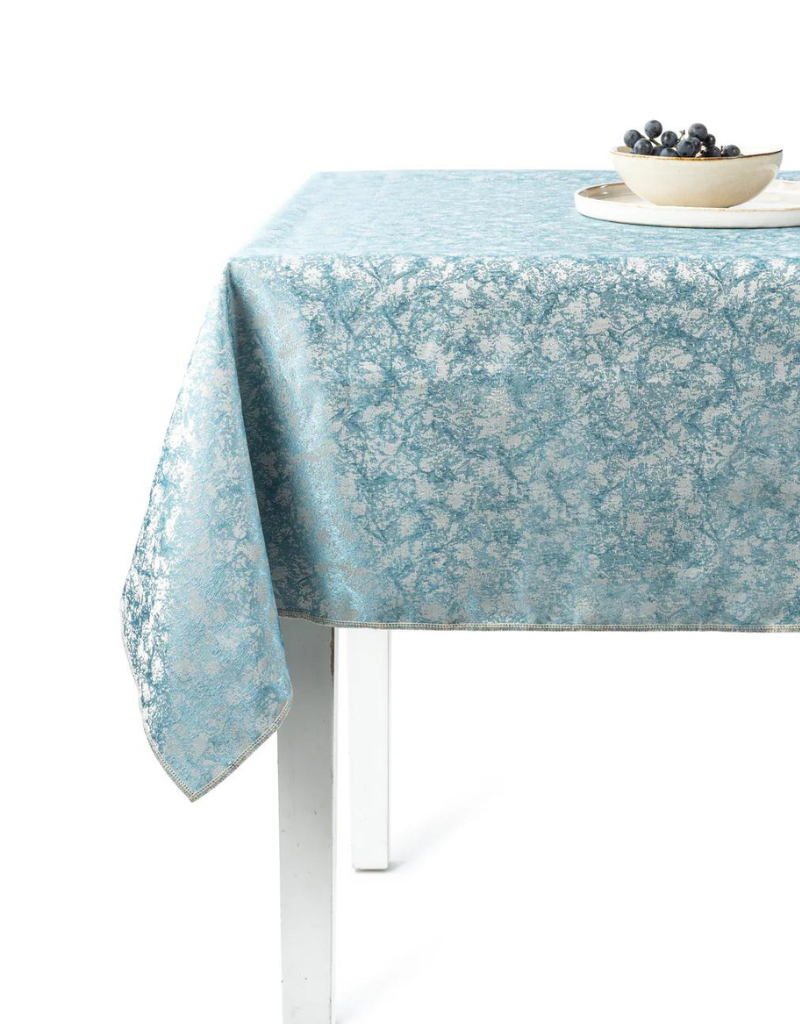 Marble Teal Tablecloth