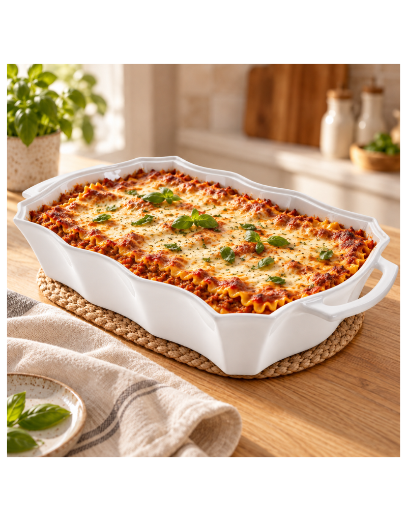 Rococo Rectangular Baker