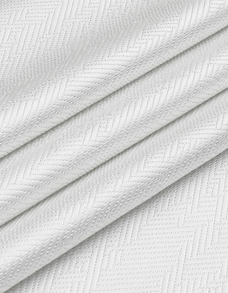 Jacquard Desert White Silver Tablecloth #1335